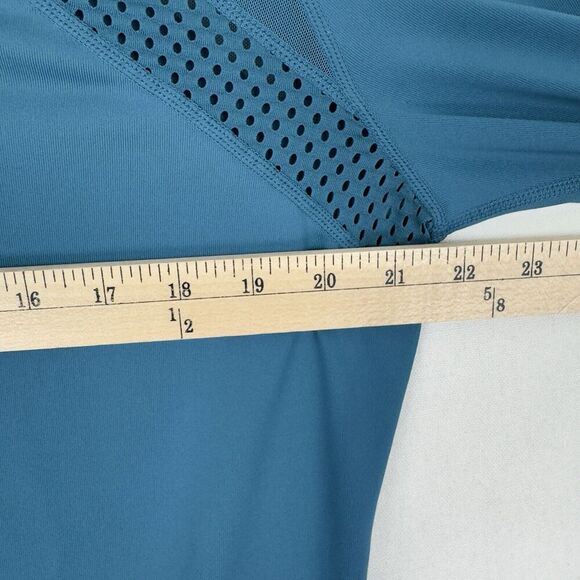 Z By Zella Pullover Top Womens XL Blue Athletic Mesh Breathable Stretch Workout - Picture 10 of 13